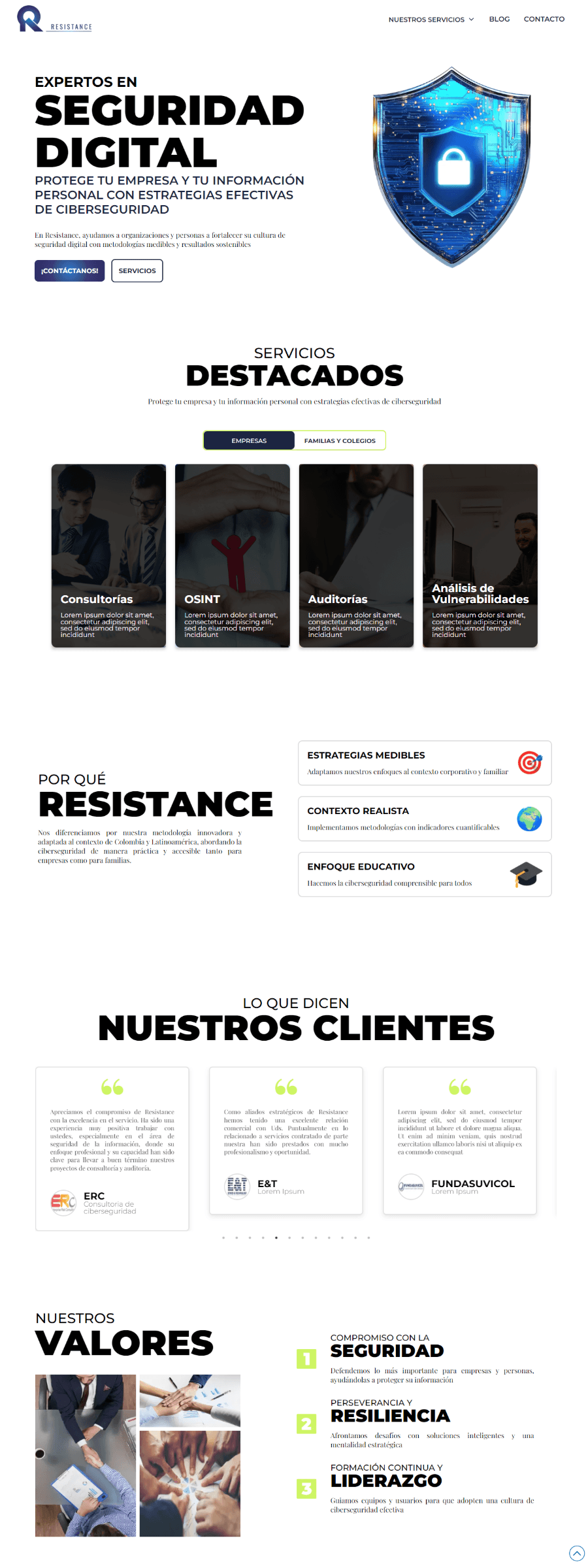 Rediseño web